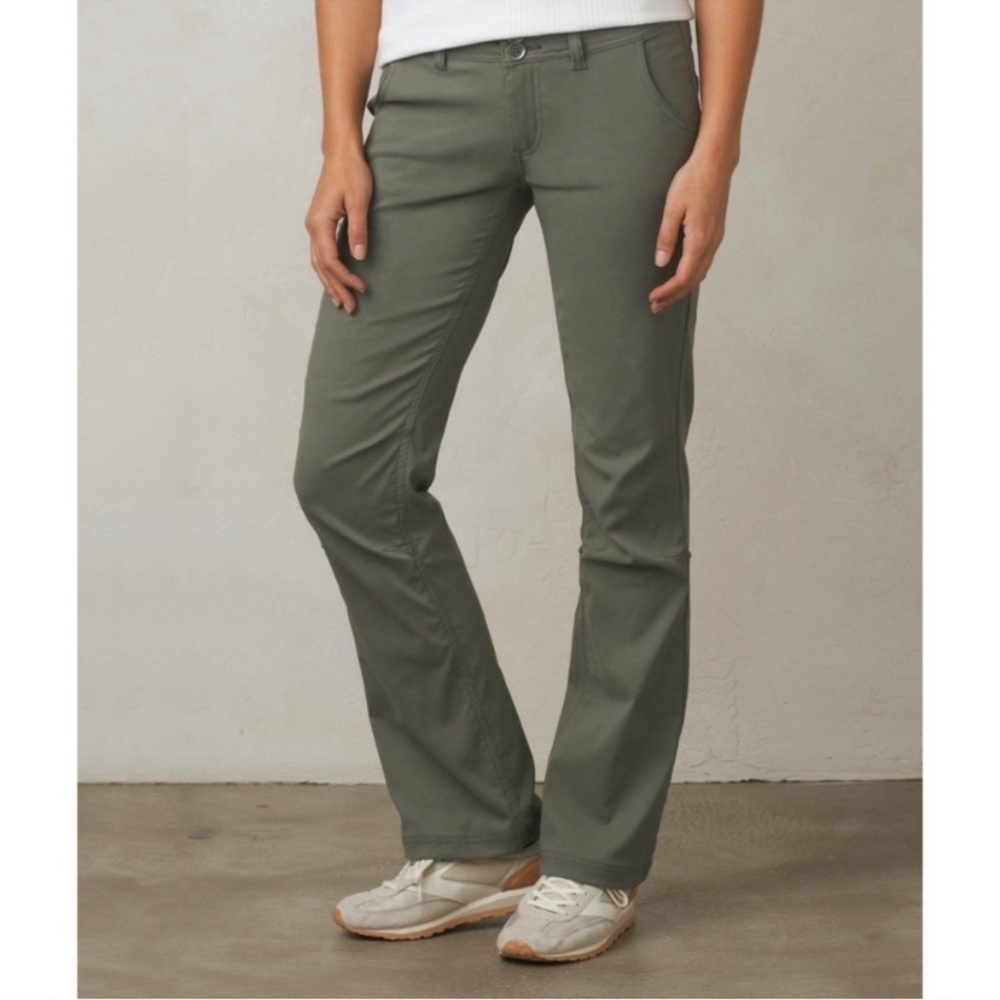Prana Halle Tall Inseam Green Outdoor Pant size 00 tall